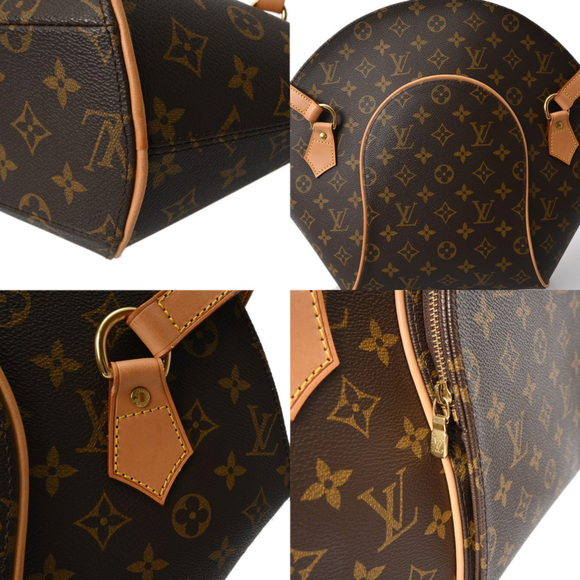 LOUIS VUITTON Brown Monogram Canvas Ellipse Shoulder Bag - Picture 9 of 11